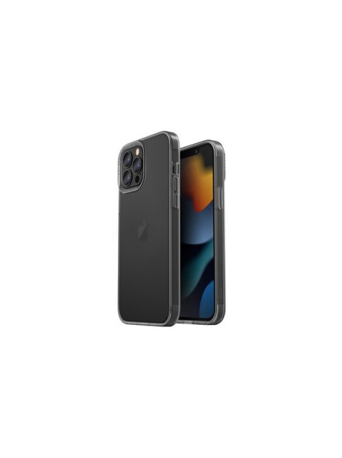 Uniq Hybrid Air Fender Apple iPhone 13 Pro Max, szilikon tok, fekete-átlátszó