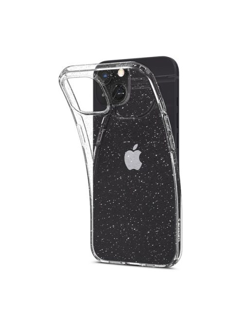 Spigen Liquid Crystal Glitter Apple iPhone 13 tok, Crystal Quartz, átlátszó