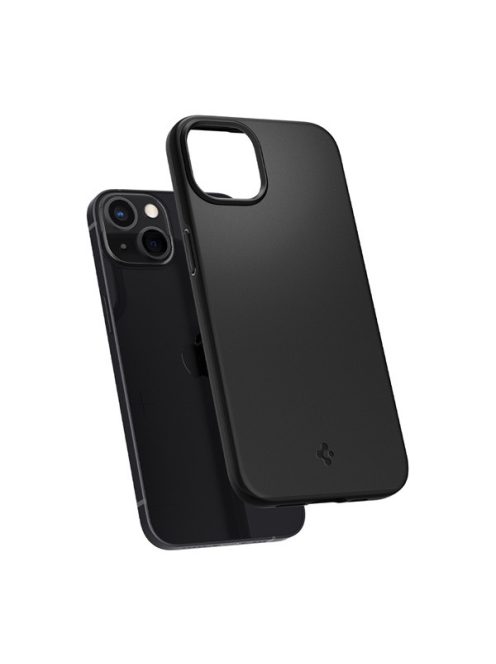 Spigen Thin Fit Apple iPhone 13 tok, Black, fekete