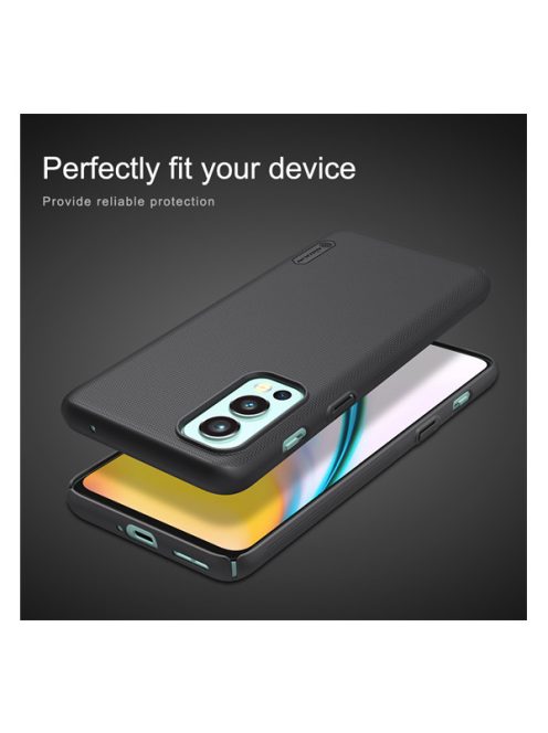 Nillkin Super Frosted OnePlus Nord 2 5G műanyag tok, fekete