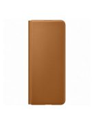 Samsung Galaxy Z Fold3 5G Leather Flip Cover, gyári bőr flip tok, barna, EF-FF926