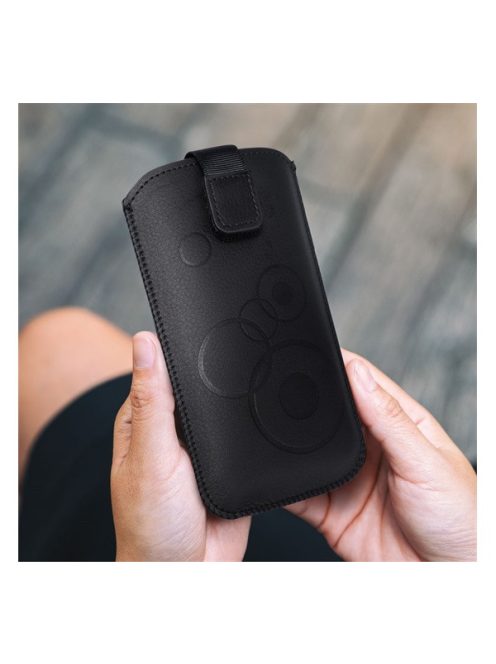 Forcell Deko univerzális tok, XXL (Apple iPhone 13/13 Pro), fekete