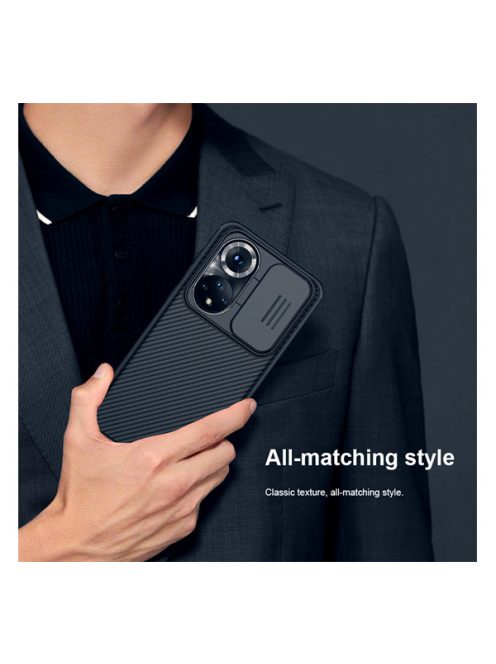 Nillkin CamShield Pro Honor 50 műanyag hátlap tok, fekete