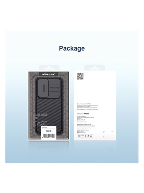 Nillkin CamShield Pro Honor 50 műanyag hátlap tok, fekete
