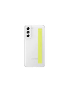   Samsung Galaxy S21 FE Clear Strap Cover, gyári tok, fehér, EF-XG990CW