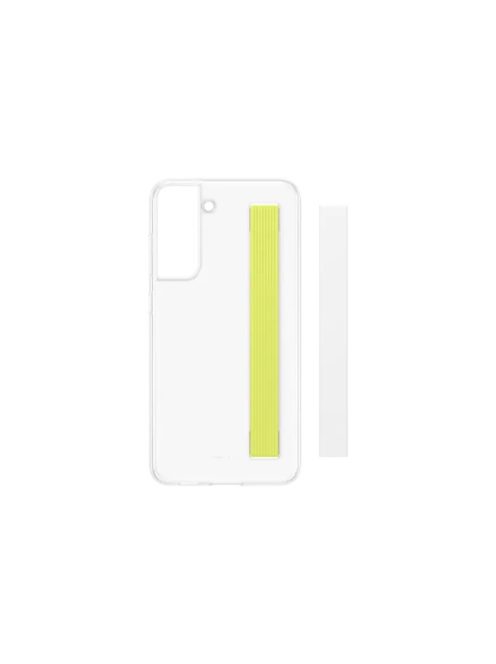 Samsung Galaxy S21 FE Clear Strap Cover, gyári tok, fehér, EF-XG990CW