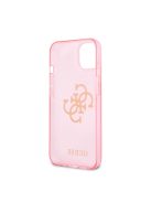 Guess TPU Big 4G Full Glitter Apple iPhone 13 mini hátlap tok, rózsaszín