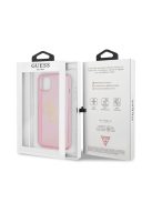 Guess TPU Big 4G Full Glitter Apple iPhone 13 mini hátlap tok, rózsaszín