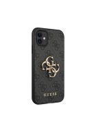 Guess PU 4G Metal Logo Apple iPhone 11 hátlap tok, szürke