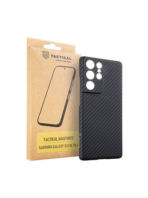 Tactical MagForce Aramid Samsung Galaxy S21 Ultra tok, fekete