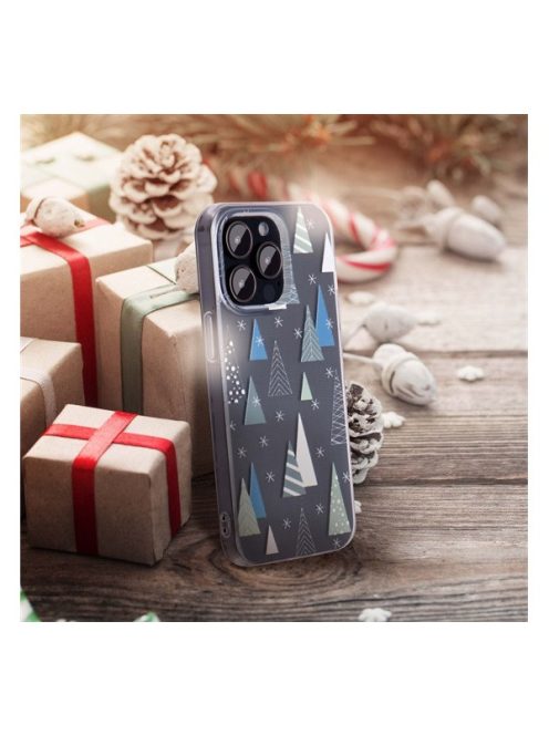 Forcell Winter hátlap tok Samsung Galaxy A32 5G, fagyott fenyők