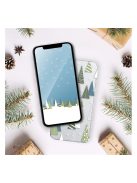 Forcell Winter hátlap tok Samsung Galaxy A21s, fagyott fenyők