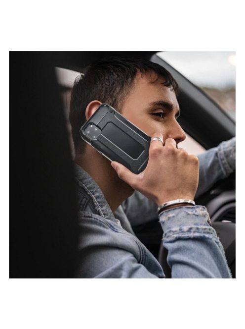 Forcell Armor hátlavédő tok, Samsung Galaxy S22 Ultra, fekete