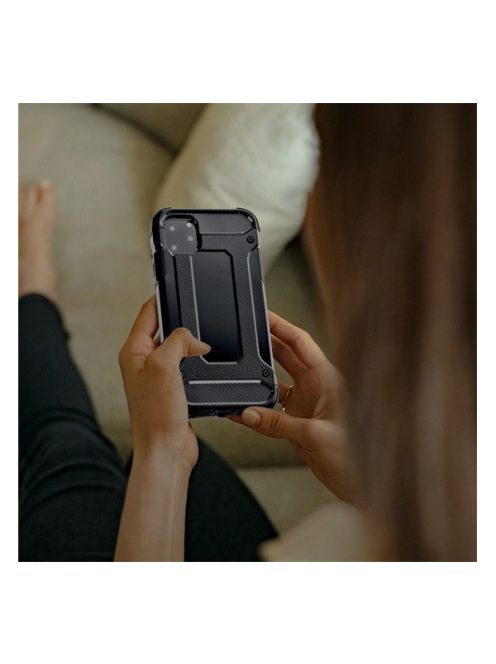 Forcell Armor hátlavédő tok, Samsung Galaxy S22 Ultra, fekete