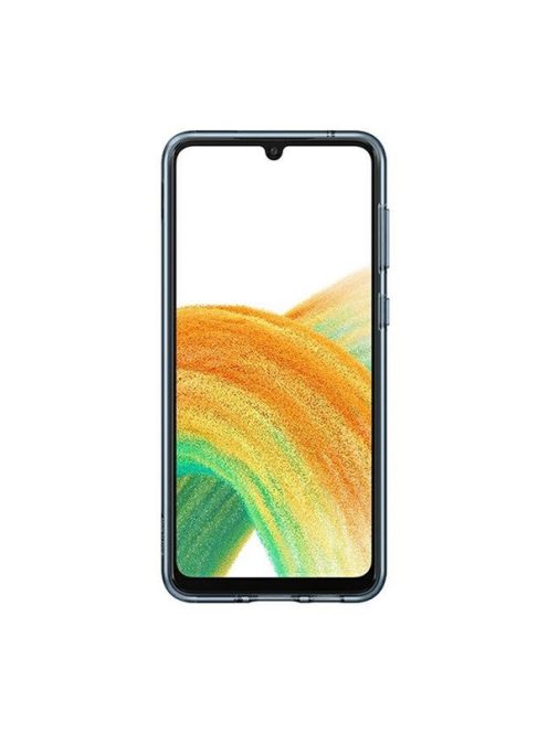 Samsung Galaxy A33 5G Slim Strap Cover, gyári tok, fekete, EF-XA336CB