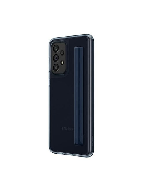 Samsung Galaxy A33 5G Slim Strap Cover, gyári tok, fekete, EF-XA336CB