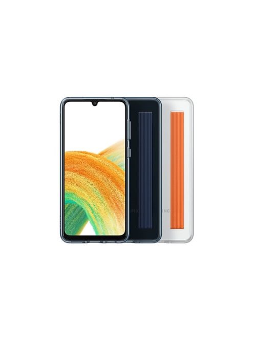 Samsung Galaxy A33 5G Slim Strap Cover, gyári tok, átlátszó, EF-XA336CT