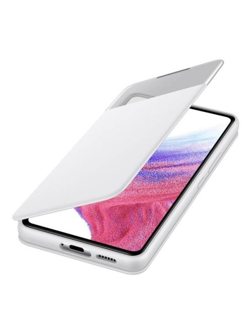 Samsung Galaxy A53 5G S-View gyári tok, fehér, EF-EA536PW