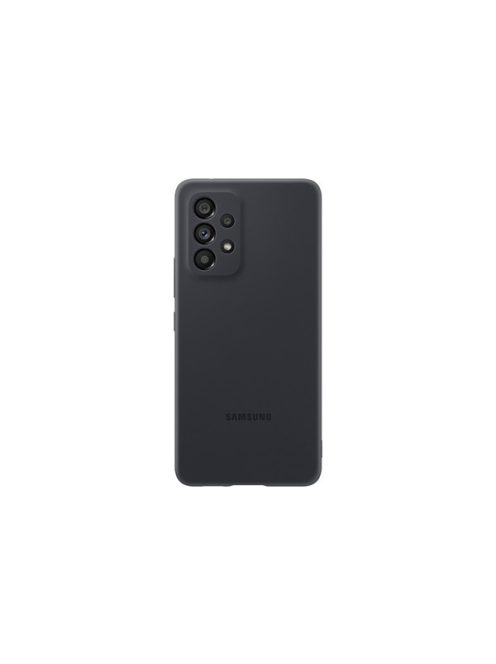 Samsung Galaxy A53 5G Silicone Cover, gyári szilikon tok, fekete, EF-PA536TB