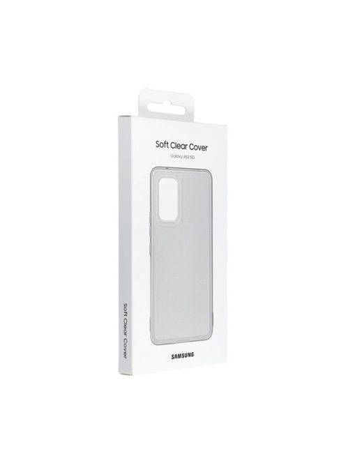 Samsung Galaxy A53 5G Soft Clear gyári szilikon tok, fekete, EF-QA536TB