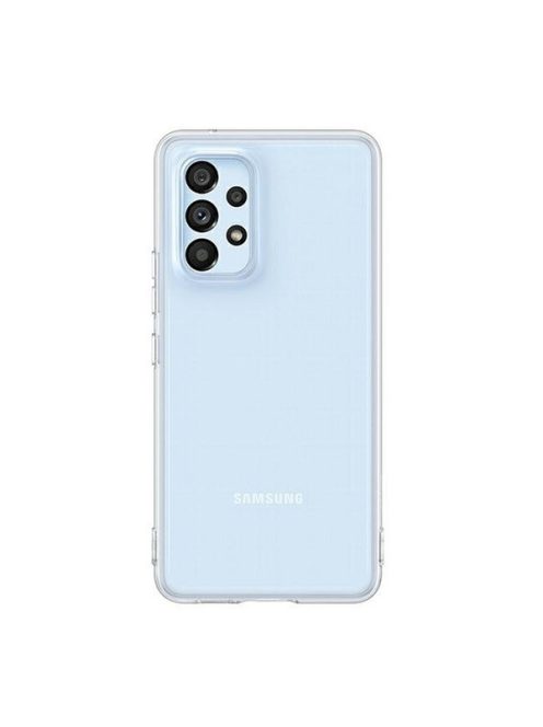 Samsung Galaxy A53 5G Soft Clear gyári szilikon tok, átlátszó, EF-QA536TT
