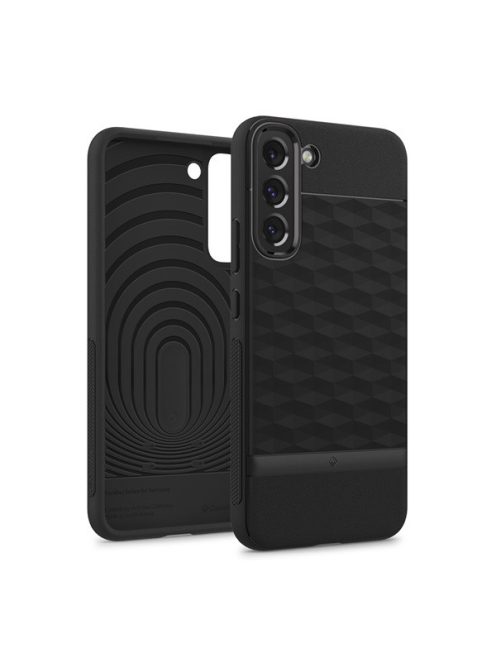 Caseology Parallax Samsung Galaxy S22+ Matte Black tok, fekete