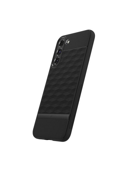Caseology Parallax Samsung Galaxy S22+ Matte Black tok, fekete