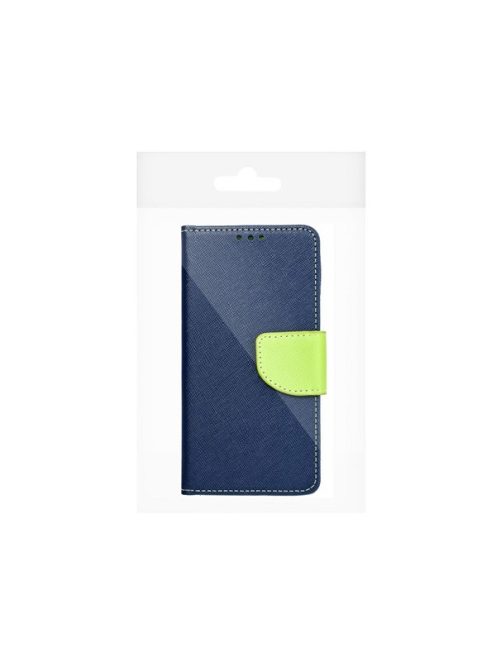 Fancy Xiaomi Redmi Note 11/11S flip tok, kék-lime