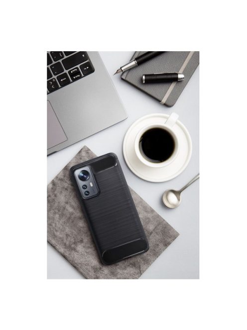 Forcell Carbon hátlap tok Xiaomi Redmi Note 11 Pro/11 Pro 5G , fekete