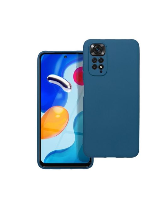 Forcell Szilikon Lite hátlap tok Xiaomi Redmi Note 11 Pro/11 Pro 5G, kék