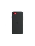 Apple iPhone SE 2022/2020 gyári szilikon tok, éjfekete