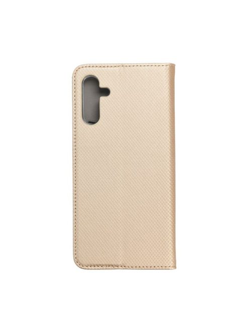 Magnet Samsung Galaxy A13 5G mágneses flip tok, arany