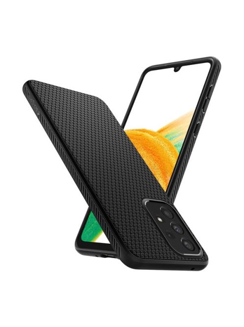 Spigen Liquid Air Samsung Galaxy A33 5G Matte Black tok, fekete