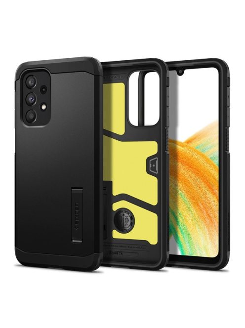 Spigen Tough Armor Samsung Galaxy A33 5G tok, Black, fekete