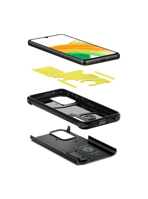 Spigen Tough Armor Samsung Galaxy A33 5G tok, Black, fekete