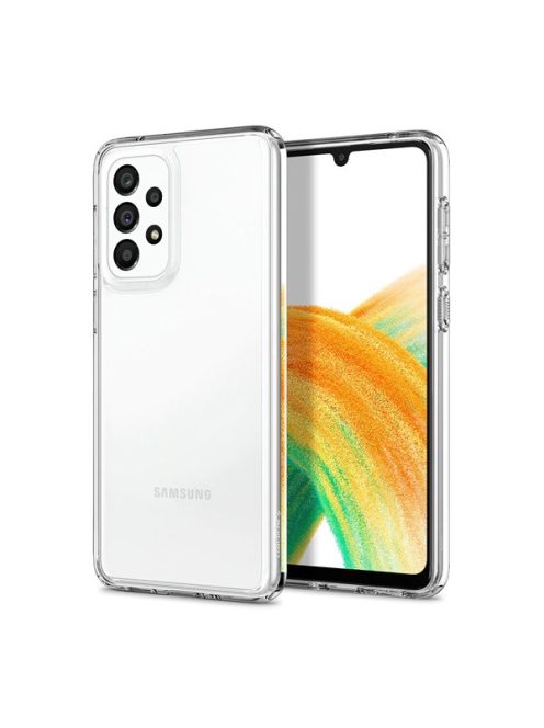 Spigen Ultra Hybrid Samsung Galaxy A33 5G tok, Crystal Clear, átlátszó