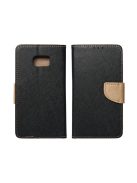 Fancy Xiaomi Redmi 10C flip tok, fekete-arany