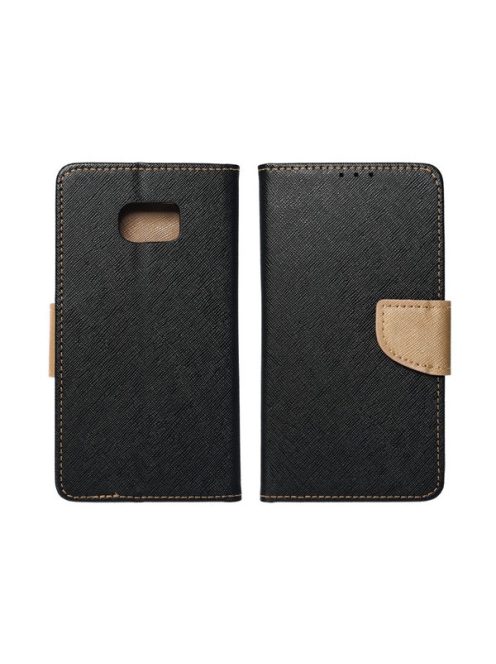 Fancy Xiaomi Redmi 10C flip tok, fekete-arany