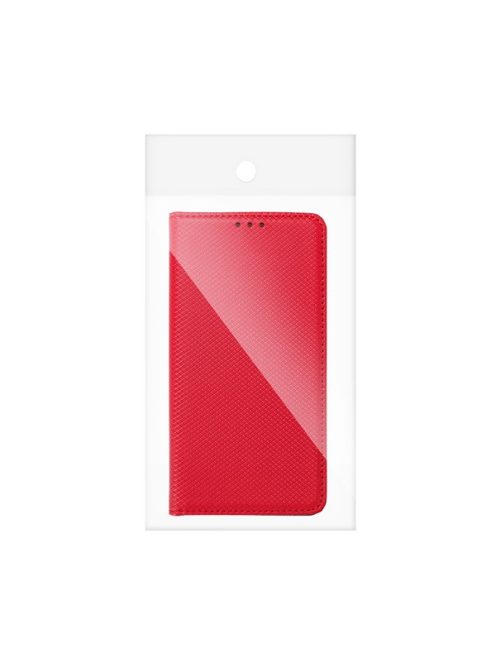 Magnet Samsung Galaxy M53 5G mágneses flip tok, piros