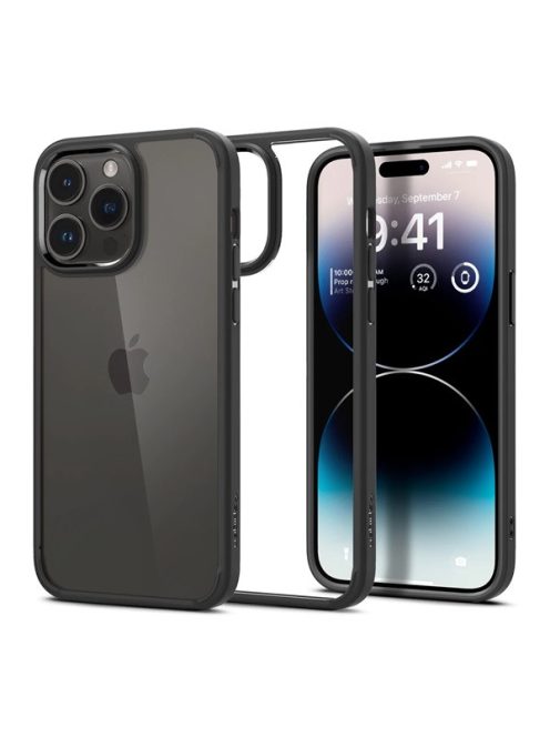 Spigen Ultra Hybrid Apple iPhone 14 Pro Max tok, Matte Black, fekete