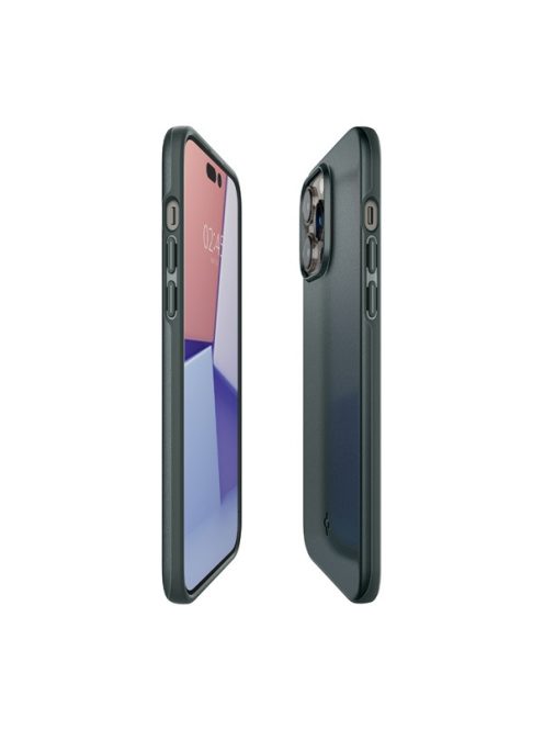 Spigen Thin Fit Apple iPhone 14 Pro Max tok Abyss Green, zöld