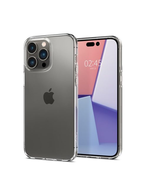 Spigen Liquid Crystal Apple iPhone 14 Pro Max tok, Crystal Clear, átlátszó