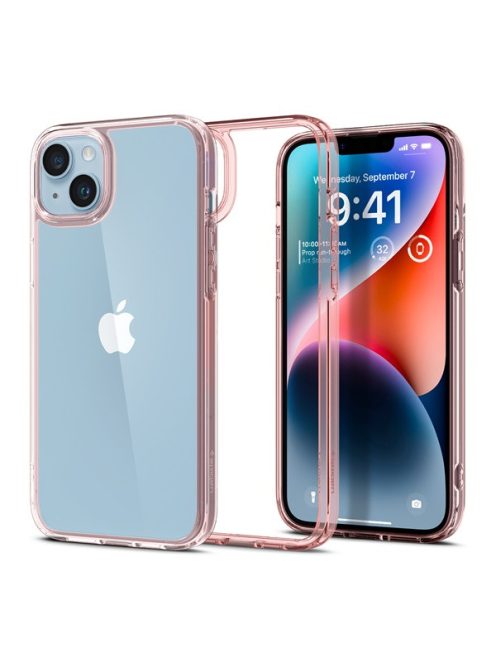 Spigen Ultra Hybrid Apple iPhone 14 Rose Crystal tok, rózsaszín