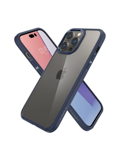 Spigen Ultra Hybrid Apple iPhone 14 Pro tok, Navy Blue, kék