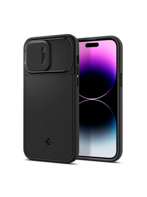 Spigen Optik Armor MagFit Apple iPhone 14 Pro tok, fekete