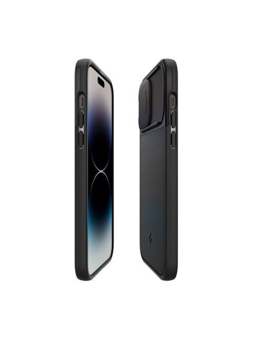 Spigen Optik Armor MagFit Apple iPhone 14 Pro tok, fekete