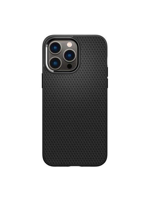 Spigen Liquid Air Apple iPhone 14 Pro tok, Matte Black, fekete