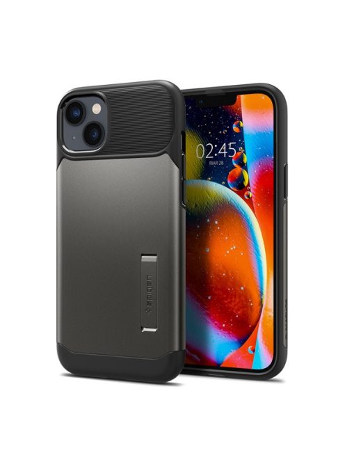 Spigen Slim Armor Apple iPhone 14 Plus tok, Gunmetal, szürke