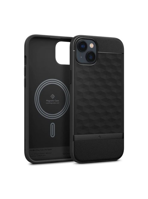 Caseology Parallax Mag Apple iPhone 14 Plus Matte Black MagSafe tok, fekete