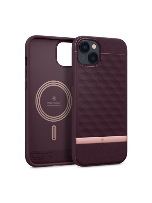 Caseology Parallax Apple iPhone 14 Plus Burgundy MagSafe tok, burgundi